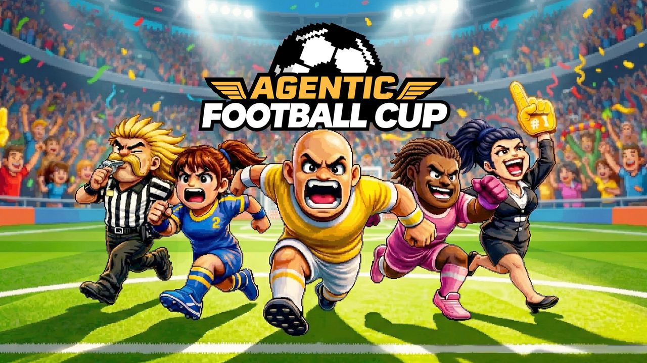 Agentic Football Cup — AI agents playing football in a simulated match